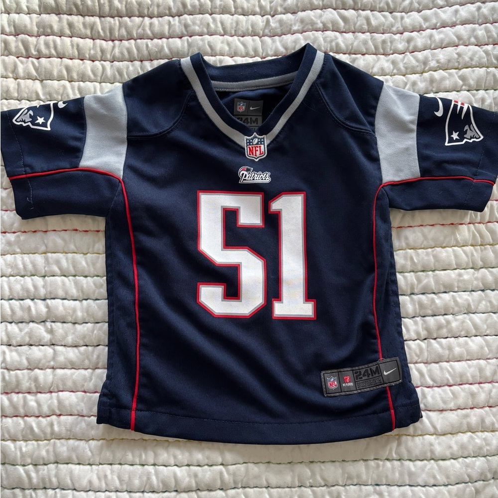 New England Patriots official Jerod Mayo Jersey 24M